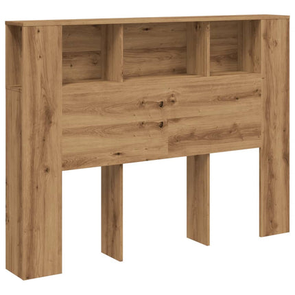 sengegavlskab håndlavet eg 140x18,5x102,5 cm konstrueret træ