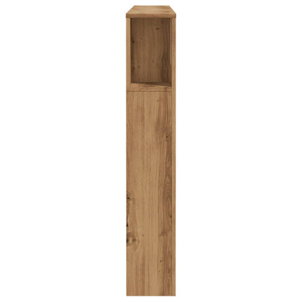 sengegavlskab håndlavet eg 140x18,5x102,5 cm konstrueret træ