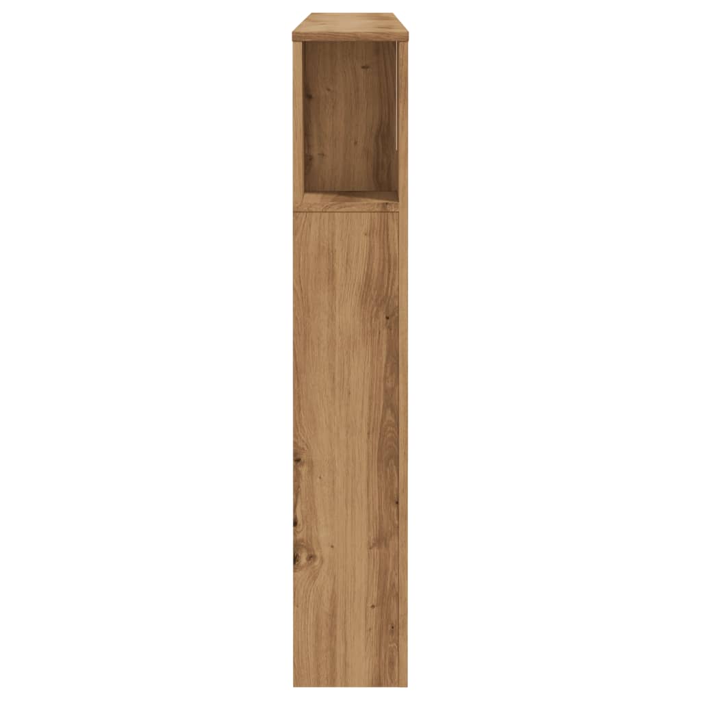 sengegavlskab håndlavet eg 140x18,5x102,5 cm konstrueret træ