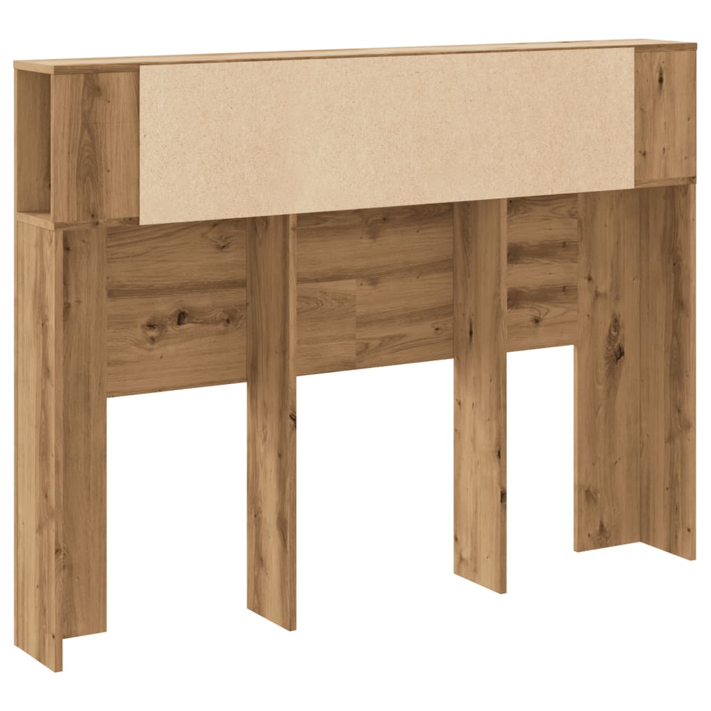 sengegavlskab håndlavet eg 140x18,5x102,5 cm konstrueret træ