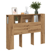 sengegavlskab håndlavet eg 140x18,5x102,5 cm konstrueret træ