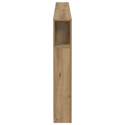 sengegavl med opbevaring 200x18,5x102,5 cm konstrueret træ