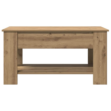 sofabord 101x49x52 cm konstrueret træ kunsteg