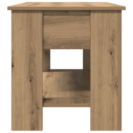 sofabord 101x49x52 cm konstrueret træ kunsteg