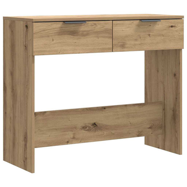 konsolbord 90x36x75 cm konstrueret træ kunsteg