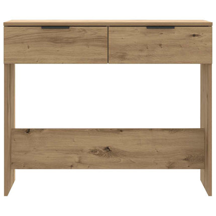 konsolbord 90x36x75 cm konstrueret træ kunsteg