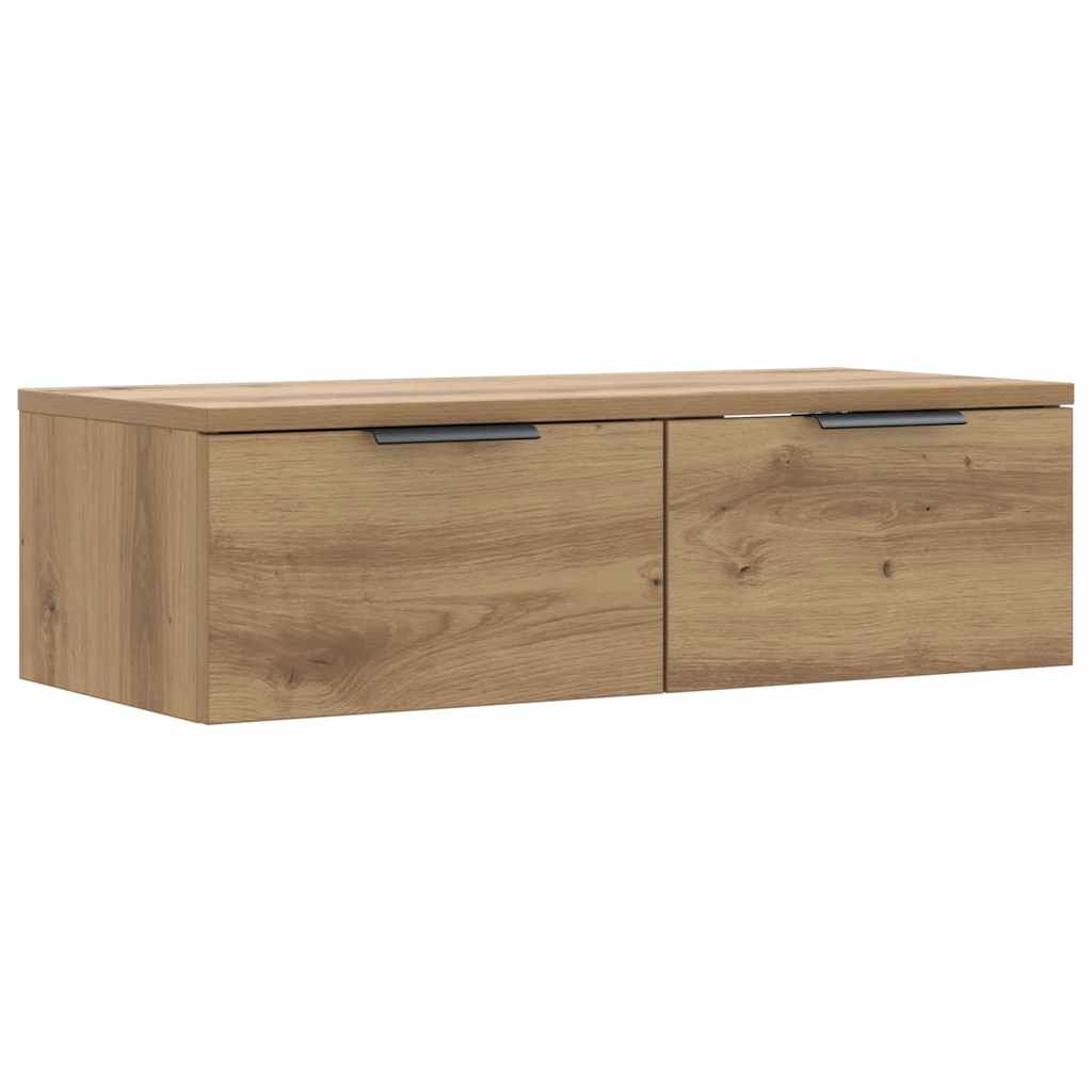 vægskab 68x30x20 cm konstrueret træ kunsteg