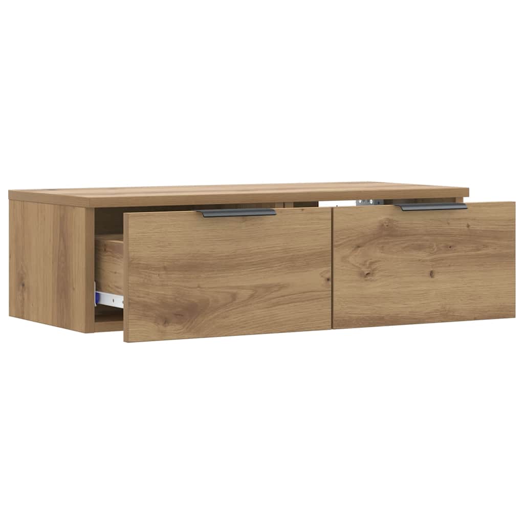 vægskab 68x30x20 cm konstrueret træ kunsteg