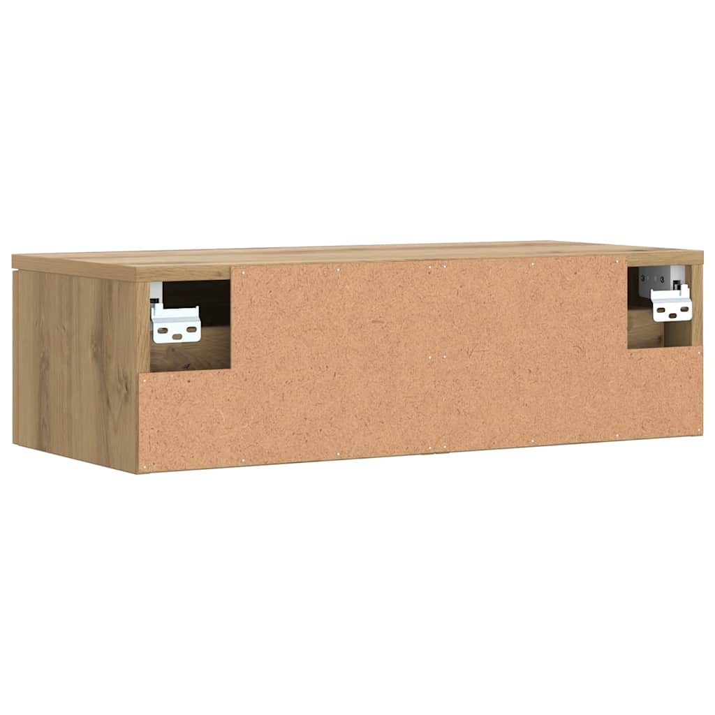 vægskab 68x30x20 cm konstrueret træ kunsteg