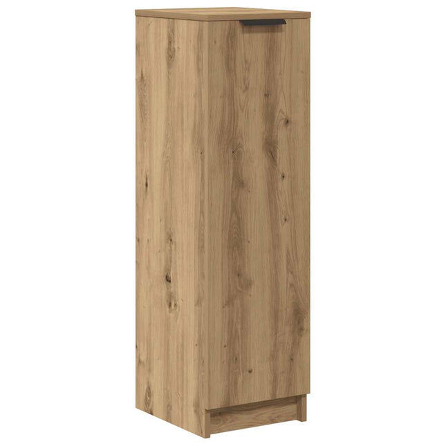 skoskab 29,5x35x100,5 cm konstrueret træ kunsteg