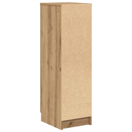 skoskab 29,5x35x100,5 cm konstrueret træ kunsteg