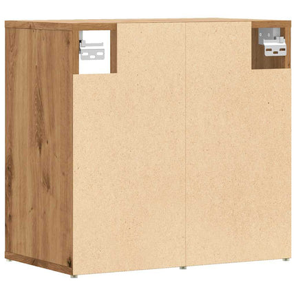 skoskabe 2 stk. 52x30x50 cm antikt træ