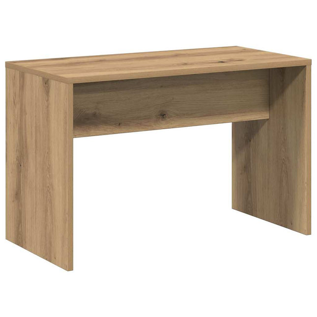 skammel til makeupbord 70x35x45cm konstrueret træ egetræsfarvet