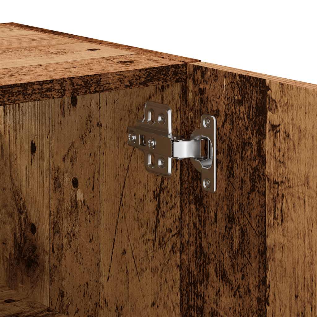 vægskab 60x31x70 cm konstrueret træ gammelt træ