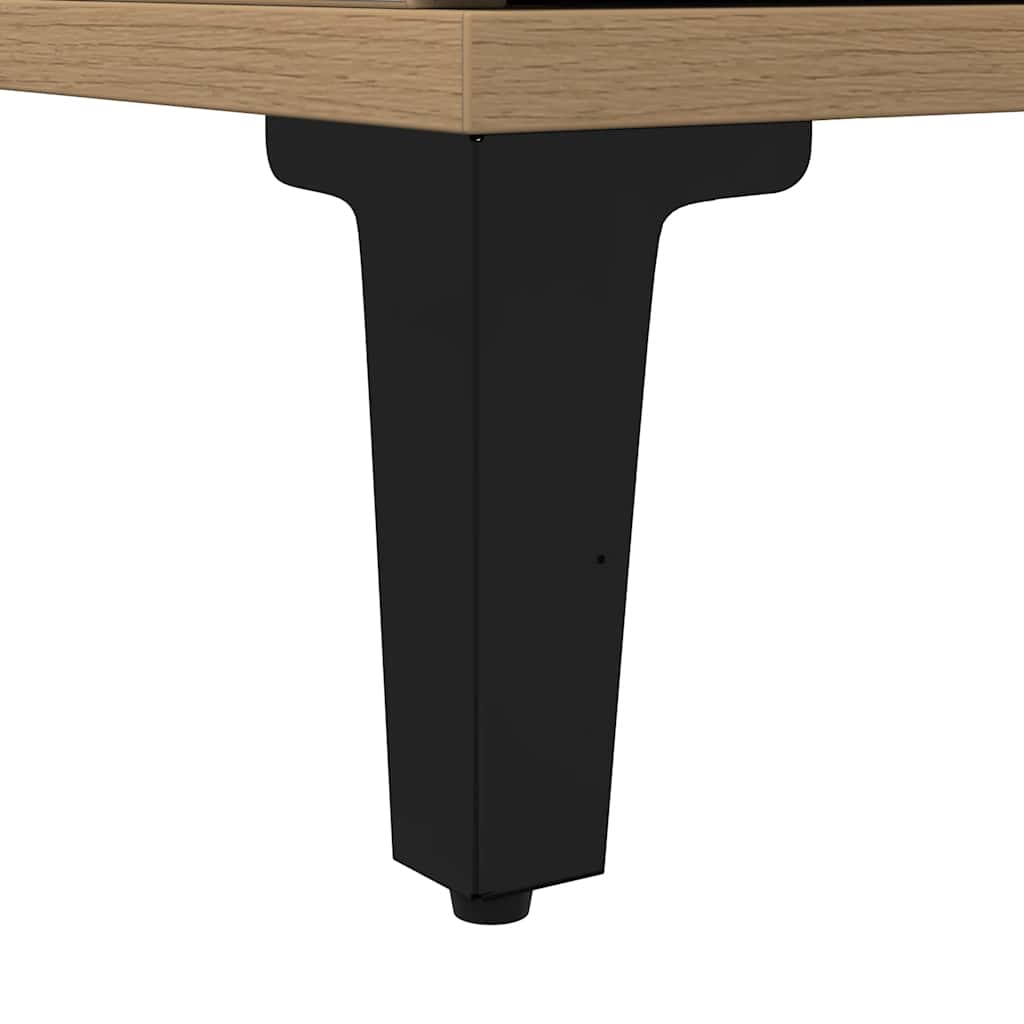 badeværelsesskab 30x30x190 cm konstrueret træ kunsteg