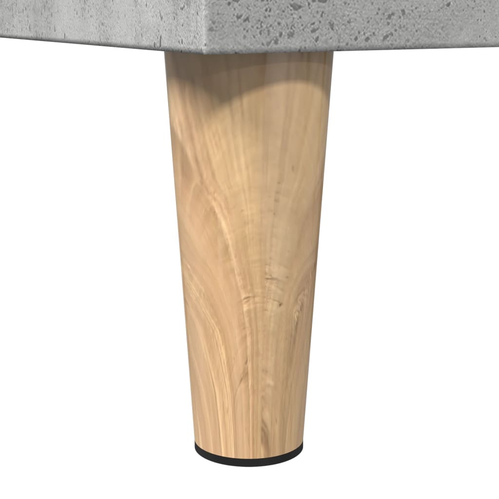 badeværelsesskab 30x30x100 cm konstrueret træ betongrå