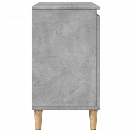 underskab til håndvask 58x33x60 cm konstrueret træ betongrå