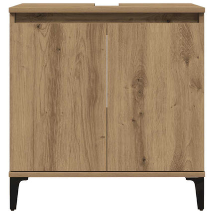 underskab til håndvask 58x33x60 cm konstrueret træ kunsteg