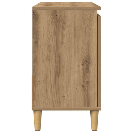 underskab til vask 65x33x60 cm konstrueret træ kunsteg