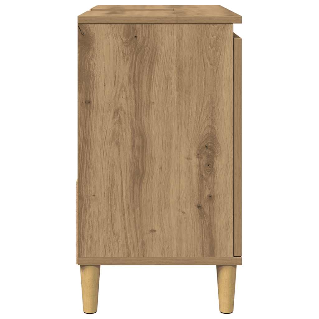 underskab til vask 65x33x60 cm konstrueret træ kunsteg