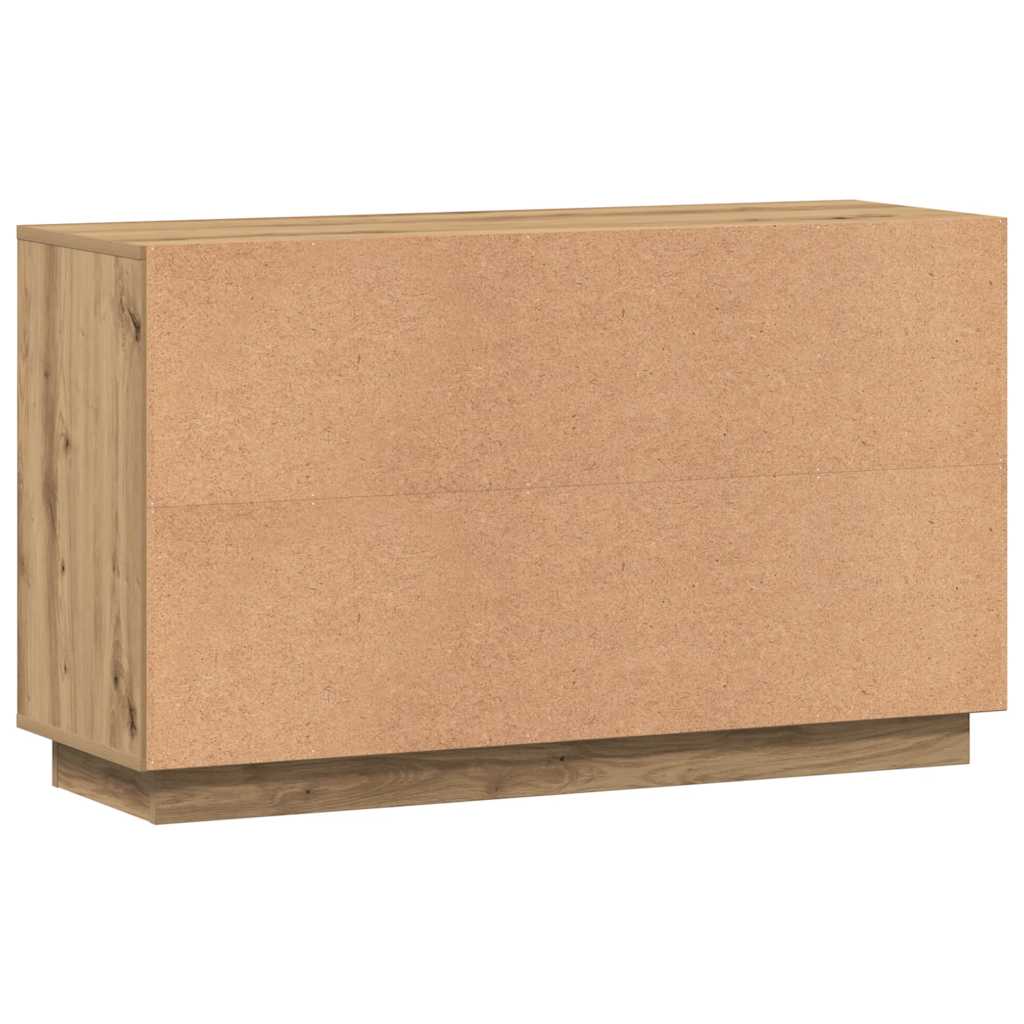 skænk 102x35x60 cm konstrueret træ kunsteg