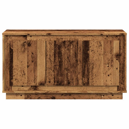 skænk 102x35x55 cm konstrueret træ antikt trælook