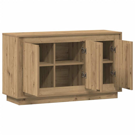 skænk håndlavet eg 102x35x55 cm konstrueret træ