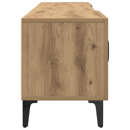 tv-bord 180x31,5x40 cm konstrueret træ gammelt trælook