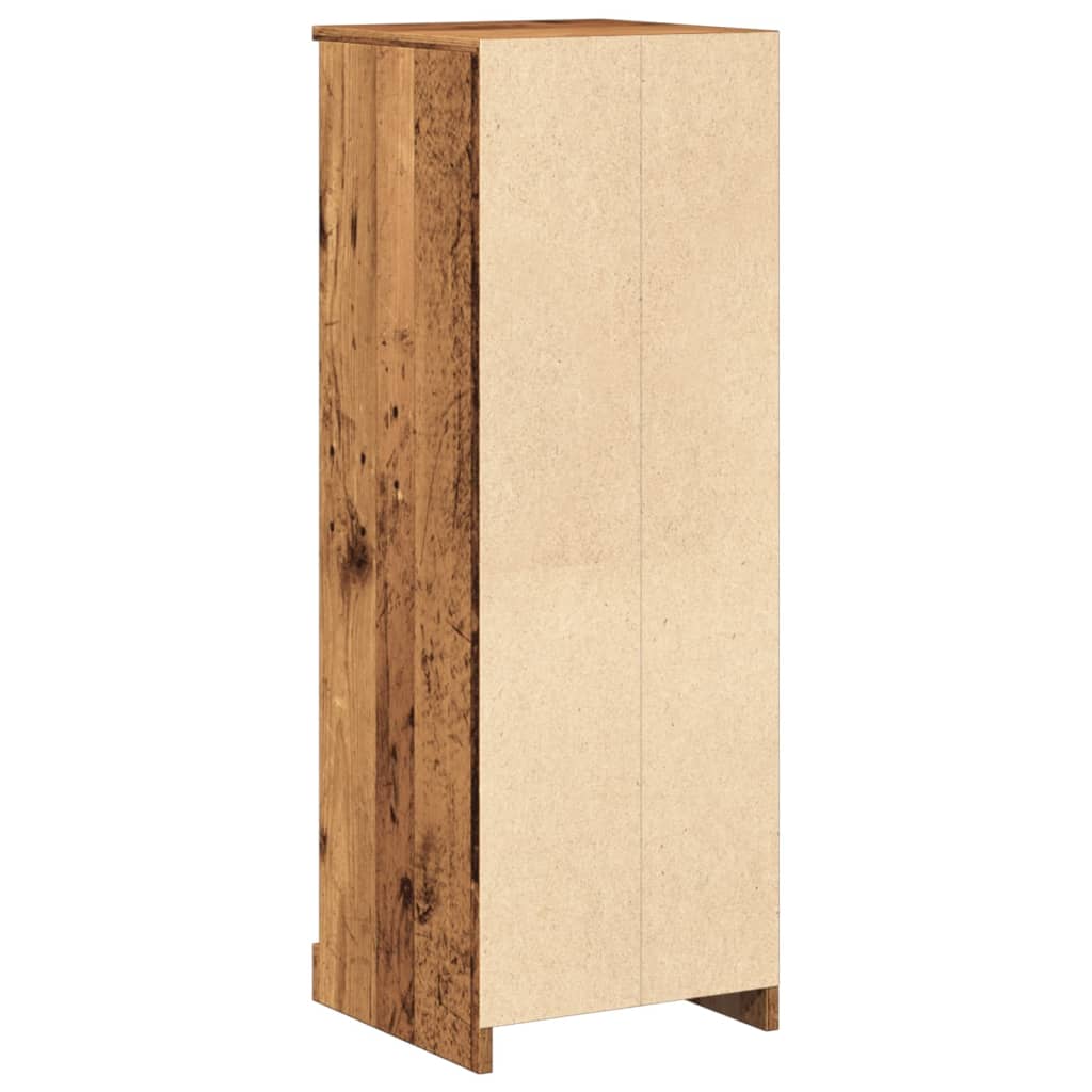 skab 36x35,5x103,5 cm konstrueret træ gammelt træ-look