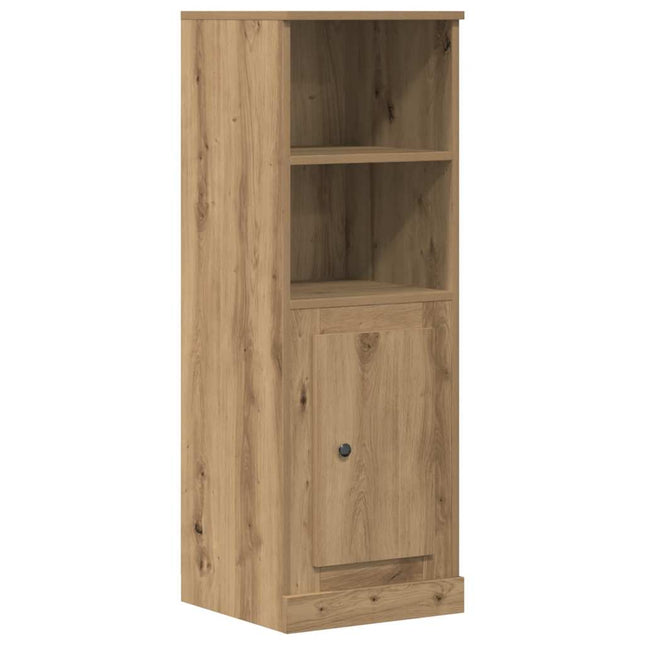 skænk 36x35,5x103,5 cm konstrueret træ egetræsfarve