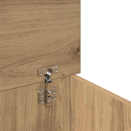 opbevaringskasse 70x40x38 cm konstrueret træ kunsteg