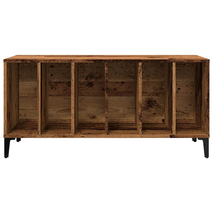 vinylskab 100x38x48 cm konstrueret træ antikt trælook