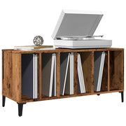 vinylskab 100x38x48 cm konstrueret træ antikt trælook