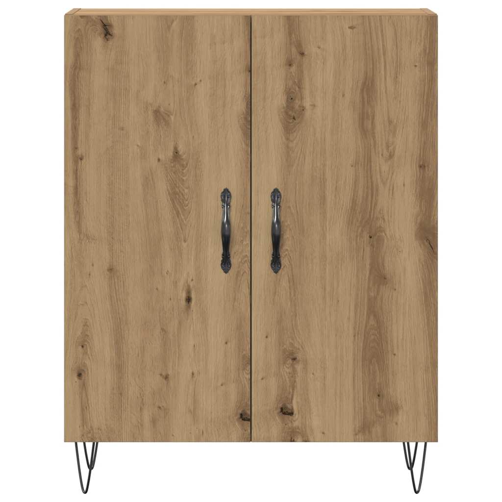skab 69,5x34x90 cm konstrueret træ kunsteg