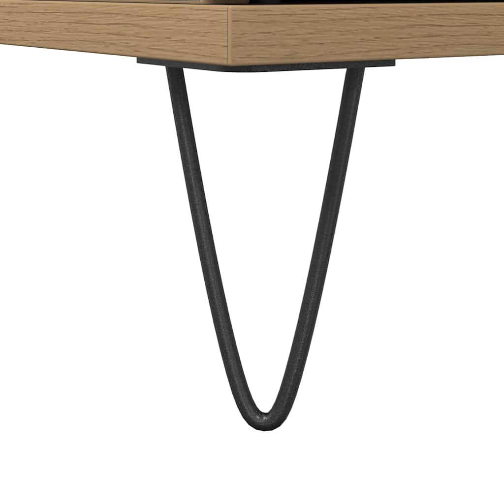 badeværelsesskab 30x30x190 cm konstrueret træ kunsteg