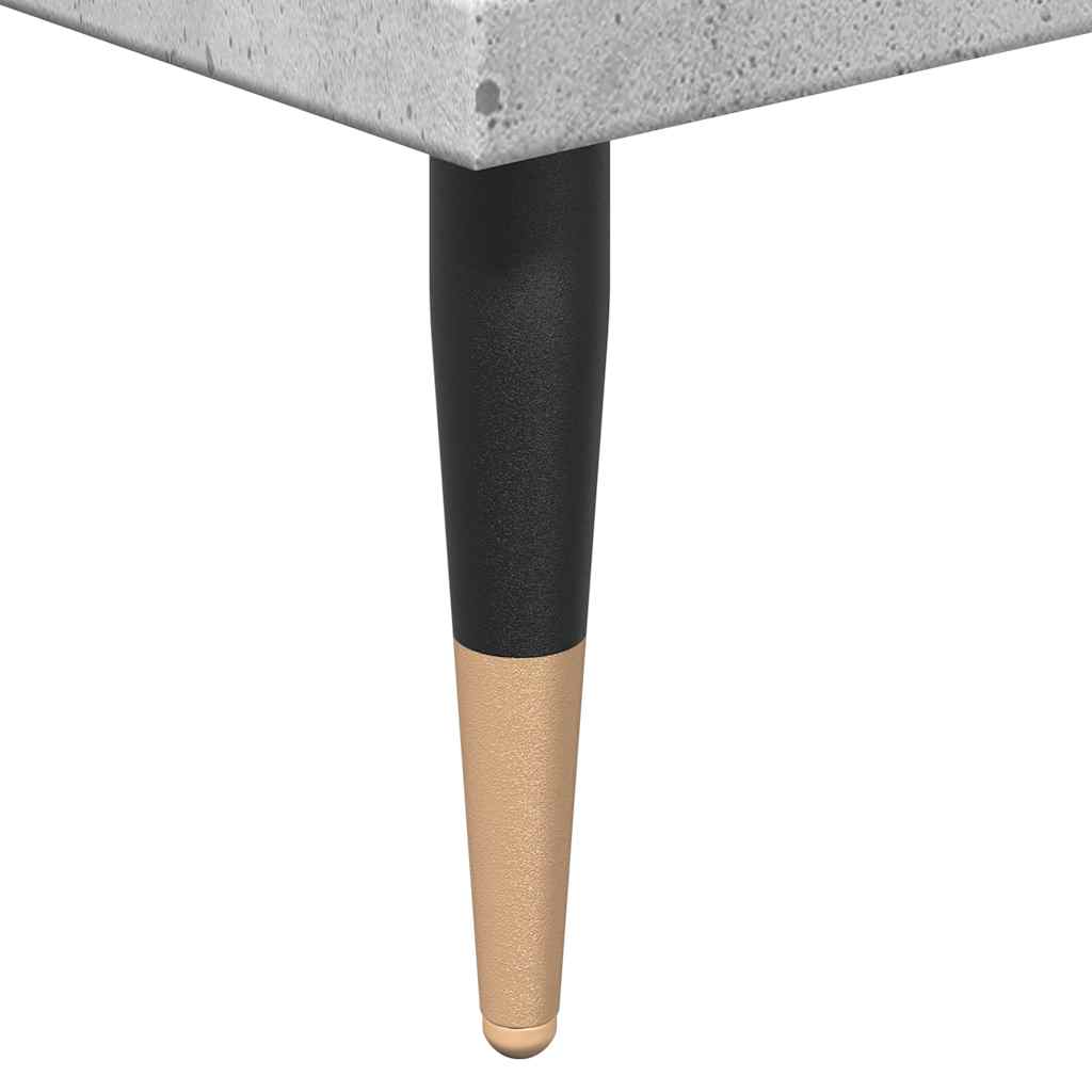 badeværelsesskab 30x30x100 cm konstrueret træ betongrå