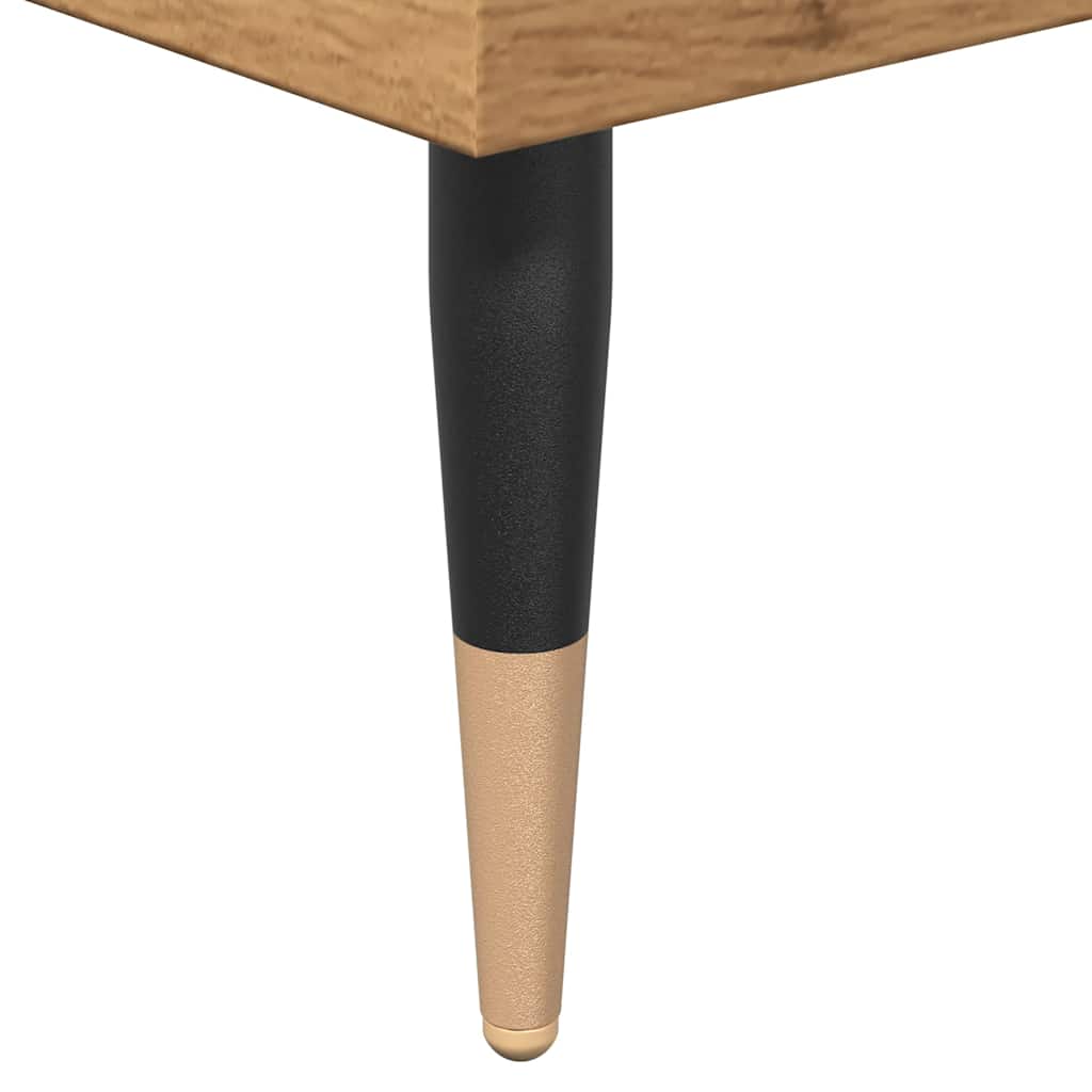 badeværelsesskab 30x30x100 cm konstrueret træ gammelt trælook