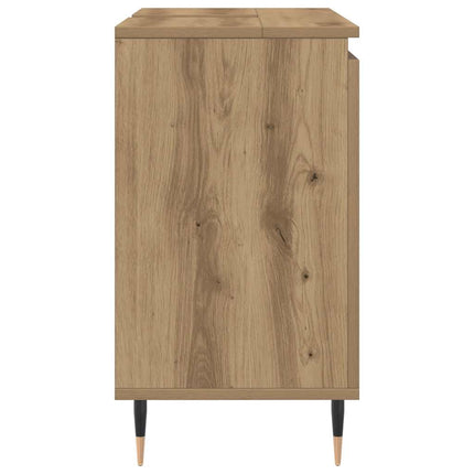 badeværelsesskab 58x33x60 cm konstrueret træ kunsteg