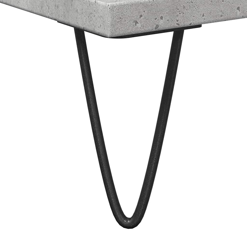 badeværelsesskab 58x33x60 cm konstrueret træ betongrå