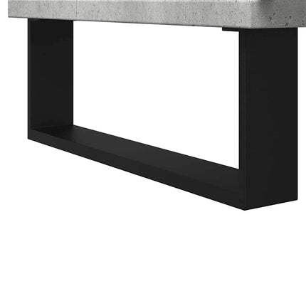 underskab til badeværelse 65x33x60 cm konstrueret træ betongrå
