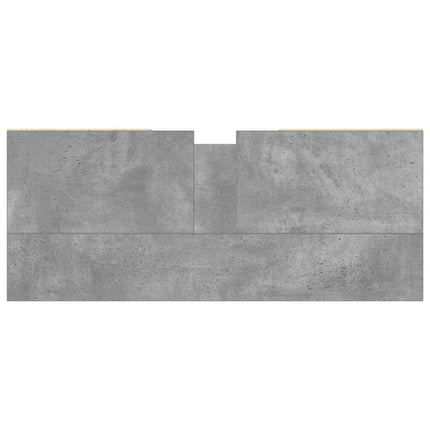 badeværelsesskab 80x33x60 cm konstrueret træ betongrå