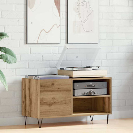 vinylskab 84,5x38x48 cm konstrueret træ kunsteg