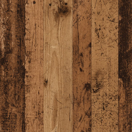 sengeborde 2 stk. 34x35,5x70 cm konstrueret træ antikt trælook