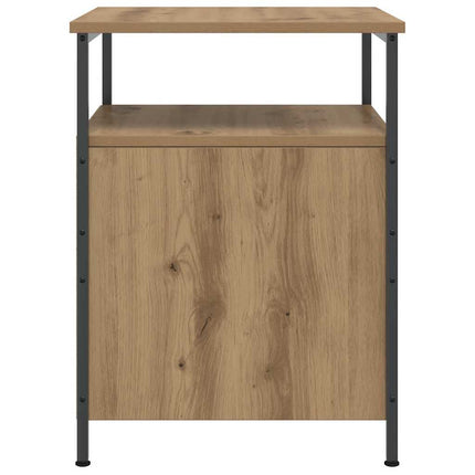 sengeborde 2 stk. 44x45x60 cm konstrueret træ kunsteg