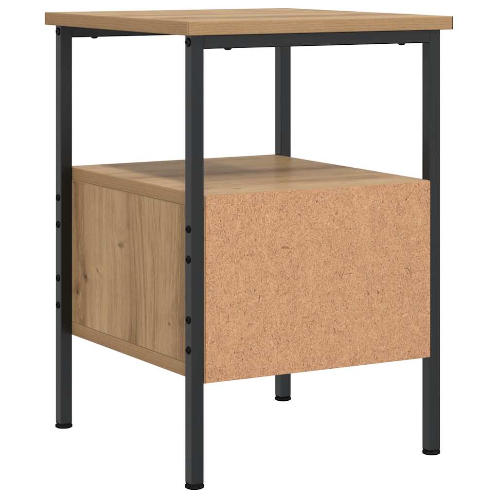 sengebord 34x36x50 cm konstrueret træ kunsteg