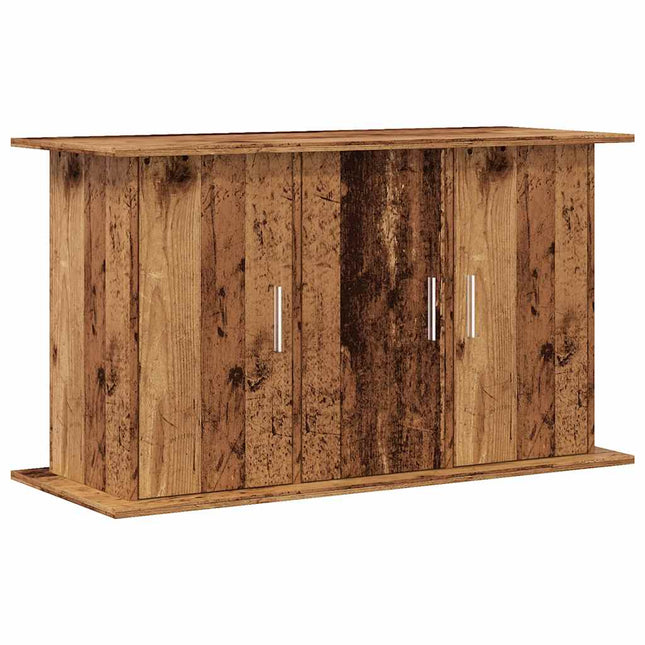 akvariebord 101x41x58 cm konstrueret træ antikt trælook