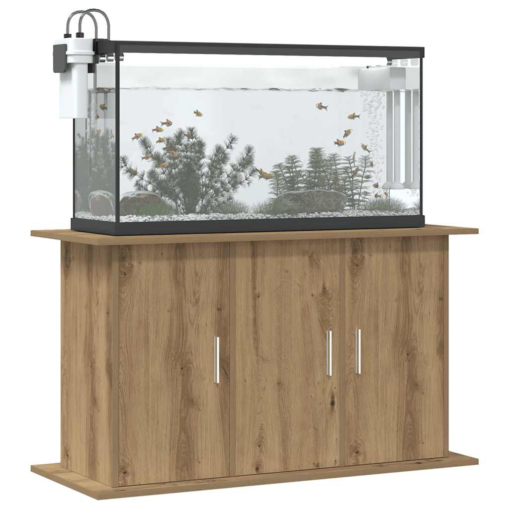 akvariestativ håndlavet eg 101x41x58 cm konstrueret træ billede