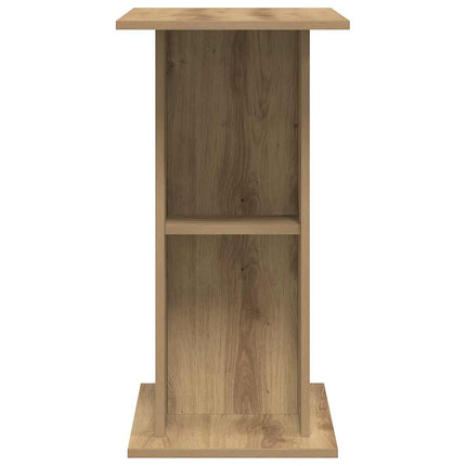 akvariestativ håndlavet eg 36x75x72,5 cm konstrueret træ