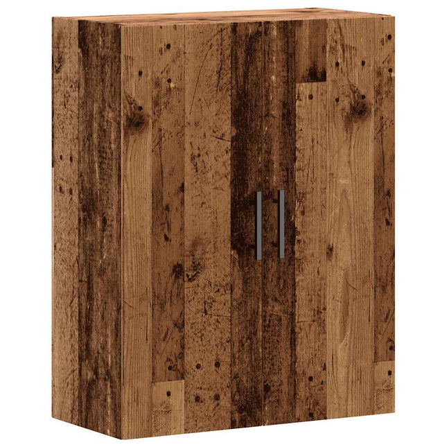 vægskab 69,5x34x90 cm gammelt trælook