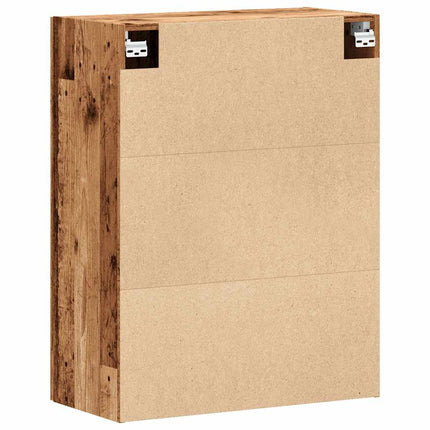 vægskab 69,5x34x90 cm gammelt trælook